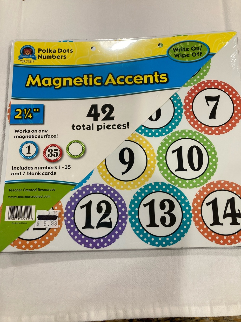 Polka Dots Magnetic Accents - Multicolor